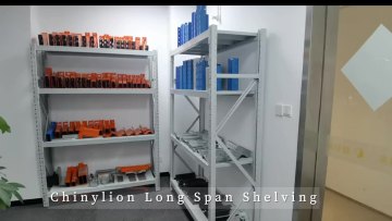 Manufacturer 300kgs per Level warehouse storage steel racks medium duty longspan shelving from China1