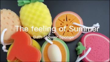 5.26 Bath sponge for fruit shape