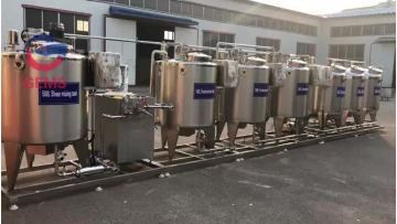 milk tank milk cooling pasteurizer milk production line.mp4