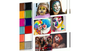 Private Label Vegan Festival Halloween party 12 color makeup body painting supplies face paint makeup Special Effects Kit1