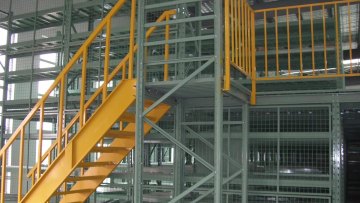 Multi-tier Racking Steel Mezzanine Racking System Warehouse Storage Heavy Duty Rack1