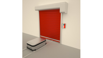PVC high speed rolling up doors for AGVs 