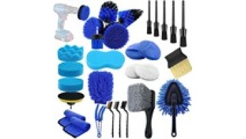 29 Pcs Car Detailing Brush wash Set With Wheel Drill Brush Set Car Cleaning Polishing Kit1