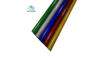 colored carbon fiber round tube