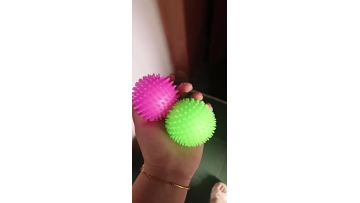 Glow squeeze ball