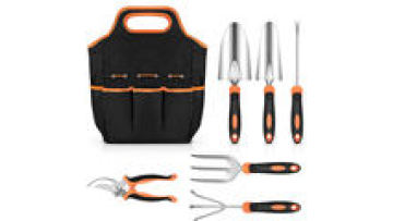 hot sale Stainless Steel garden Heavy Duty hand tool of Fork Rake Shovel supplies Garden Tools Set with bag1