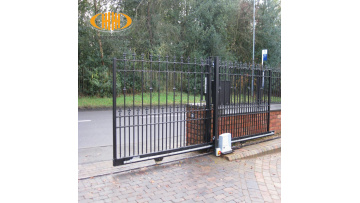 Best selling black color steel main gate designs iron gate for homes in pakistan1