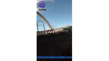 Large span machine construction video 