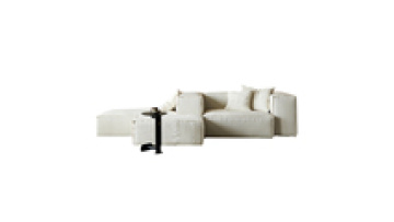 Modern living room furniture set white velvet fabric modular sofa design style sectional sofas1