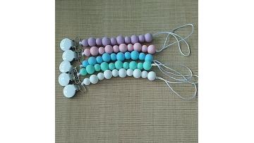silicone teething beads pacifier clips.mp4