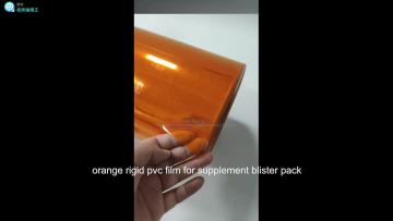 pvc sheet orange