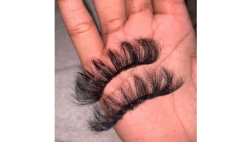 Thick and curled mink hair lashes