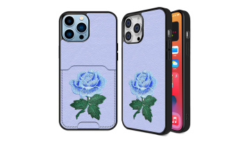 Embroidered mobile phone case