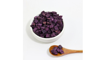 Dehydrated purple potato granules