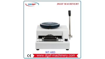 PVC Card Manual Embossing Machine WT-68D