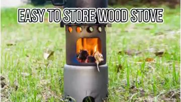 Easy to store wood stove