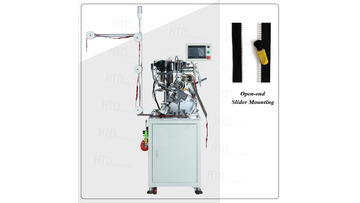 open end plastic zipper slider mounting machine (one side)