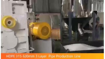 3 layers PE 630 big pipe making machine 