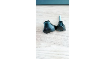 Male/Female Black  Bakelite Three lobes  knobs1