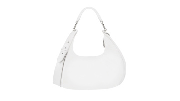 Genuine Leather Simple Hobo Handbag