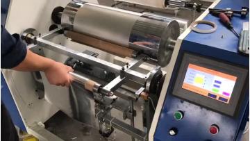 aluminum foil roll rewinding