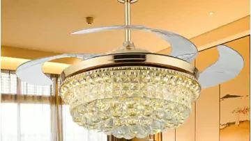 Ceiling fan chandelier
