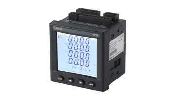 Introduces the display interface (total harmonic) of APM series network power meters