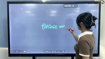 Touch interactive board handwriting input