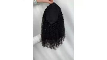 curly ponytail 18 inches