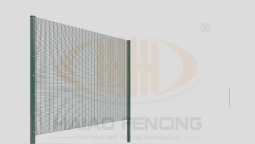 2020 hot sale cheap price welded fence 358 anti-climb mesh fencing1