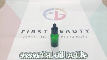 Frosted Green Essential Oil Bottle 30ml 50ml Glass Dropper Bottle Package1