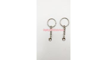 Key chain ring with lobster hook