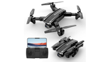 Hottest Uav A5s Dual Hd Camera Mini Drones Folding Body Fixed Height Gps Drone Support Intelligent Obstacle Avoid1