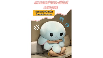 Two-sided octopus plush toy