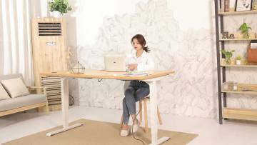 Modern Office Table Adjustable Memory Sit And Standing Desk Electric Frame For Laptop Computer1