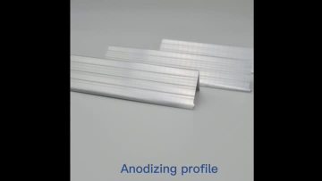 Anodized aluminium angle