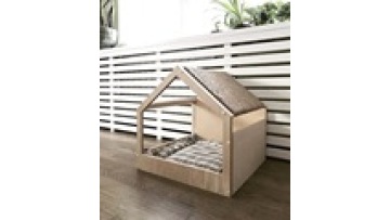 indoor modern new design assemble large canvas solid wood  balcony  living room  Detachable wooden pet cat house1