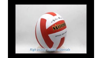 Get CE/BSCI/Sedex factory rubber material custom colorful volleyball ball1