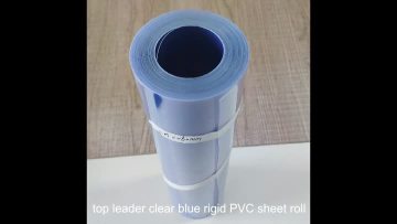  clear blue rigid PVC sheet roll
