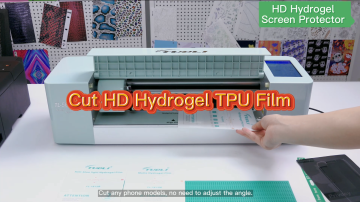 HD clear hydrogel film cutting