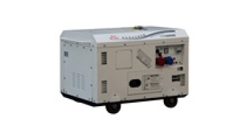 10KVA DC circuit breaker silent white canopy diesel generator1
