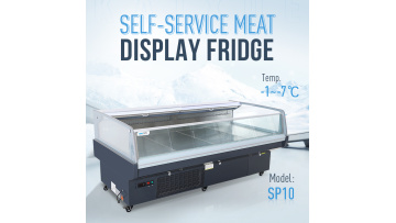 Air-cooled fresh meat freezer