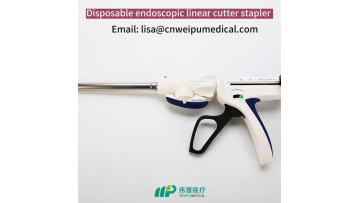 Disposable endoscopic linear cutter stapler