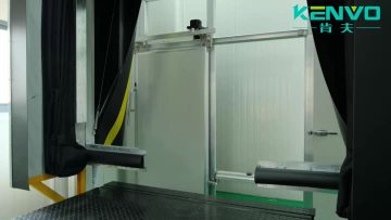 Automatic thermal insulated cold room sliding door