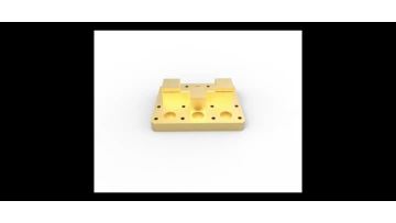Precision CNC Brass Copper Parts With Gold Plating
