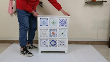 White wooden cabinet