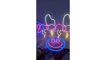 Smile Face Good Vibers Gorgeous Marry Me Drunk in Love Happy Birthday LED Neon Sign Light Holiday Party Show Wedding Event Decor1