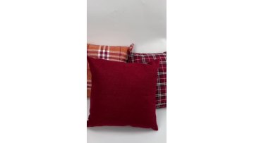 Multi-Functional Pillow Cases Simple Plain Pillow cushion Linen Lattice Plaid Design Pillow covers for sofa home1