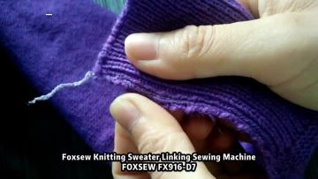 Knitted Sweater Linking Sewing Machine Samples