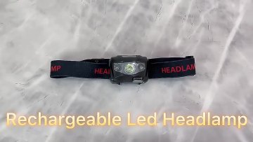 Outdoor Smart LED Headlights Headlamp Waterproof Running Red LED Light Rechargeable Headlamp Black Camping Rechargeable Battery1